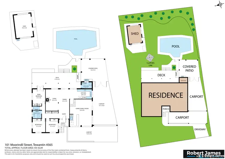 Floorplan of Homely house listing, 101 Moorindil Street, Tewantin QLD 4565