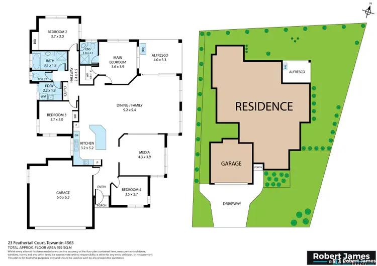 Floorplan of Homely house listing, 23 Feathertail Ct, Tewantin QLD 4565