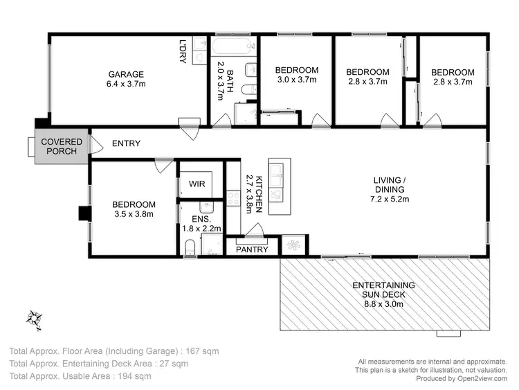 Floorplan of Homely house listing, 20 Eleni Ave, Kingston TAS 7050