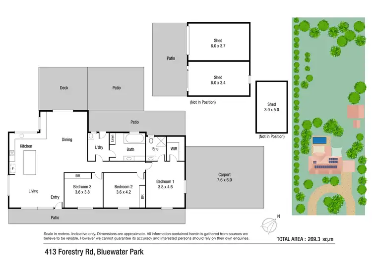Floorplan of Homely house listing, 413 Forestry Road, Bluewater Park QLD 4818