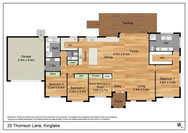 Floorplan of Homely house listing, 25 Thomson Lane, Kinglake VIC 3763