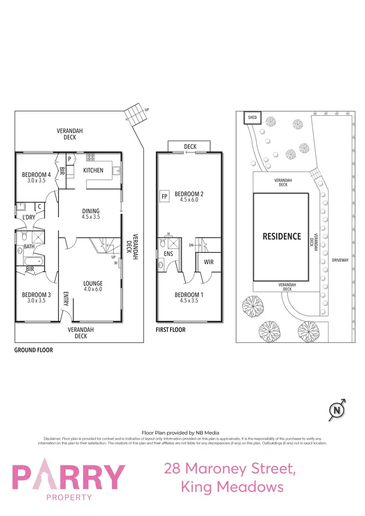 Floorplan of Homely house listing, 28 Maroney Street, Kings Meadows TAS 7249
