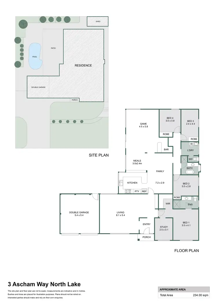 Floorplan of Homely house listing, 3 Ascham Way, North Lake WA 6163