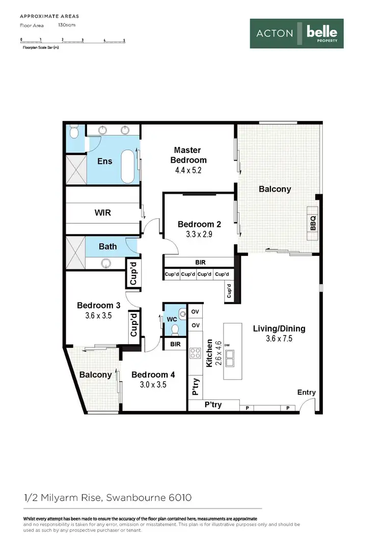 Floorplan of Homely apartment listing, 1/2 Milyarm Rise, Swanbourne WA 6010