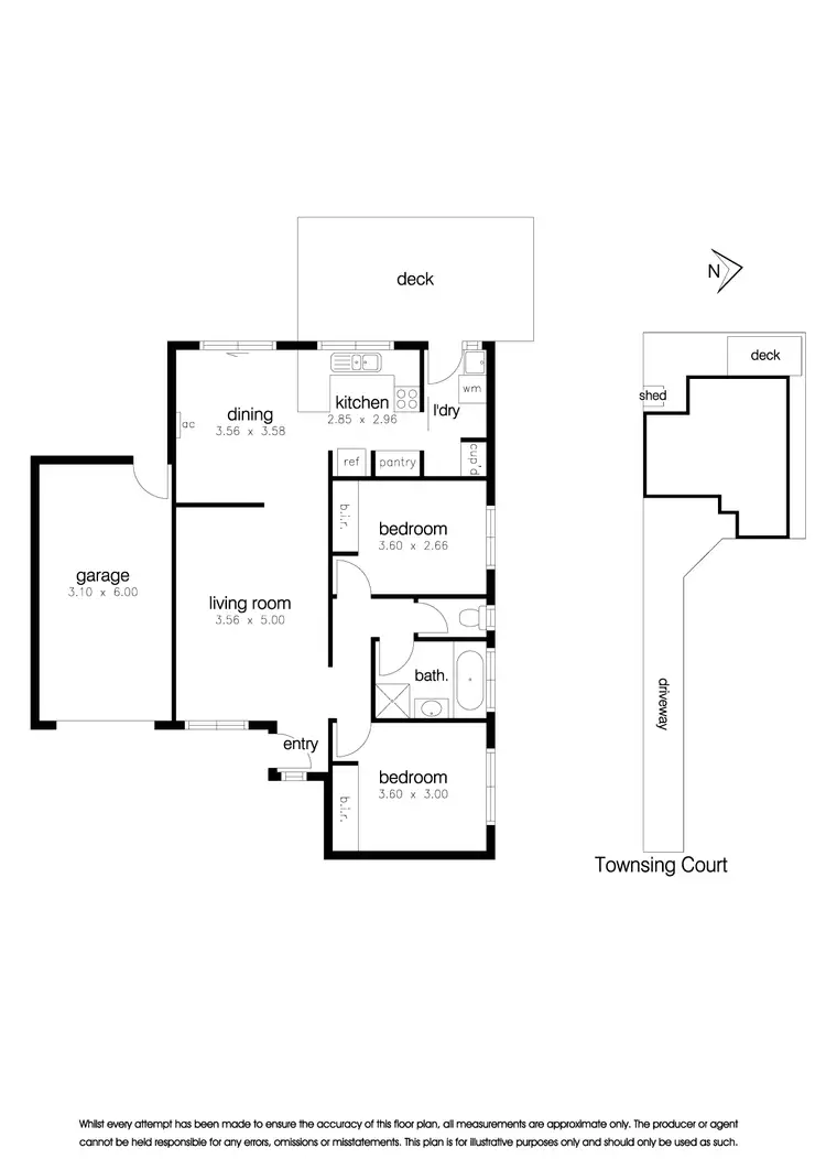 Floorplan of Homely unit listing, 4B Townsing Court, Altona Meadows VIC 3028