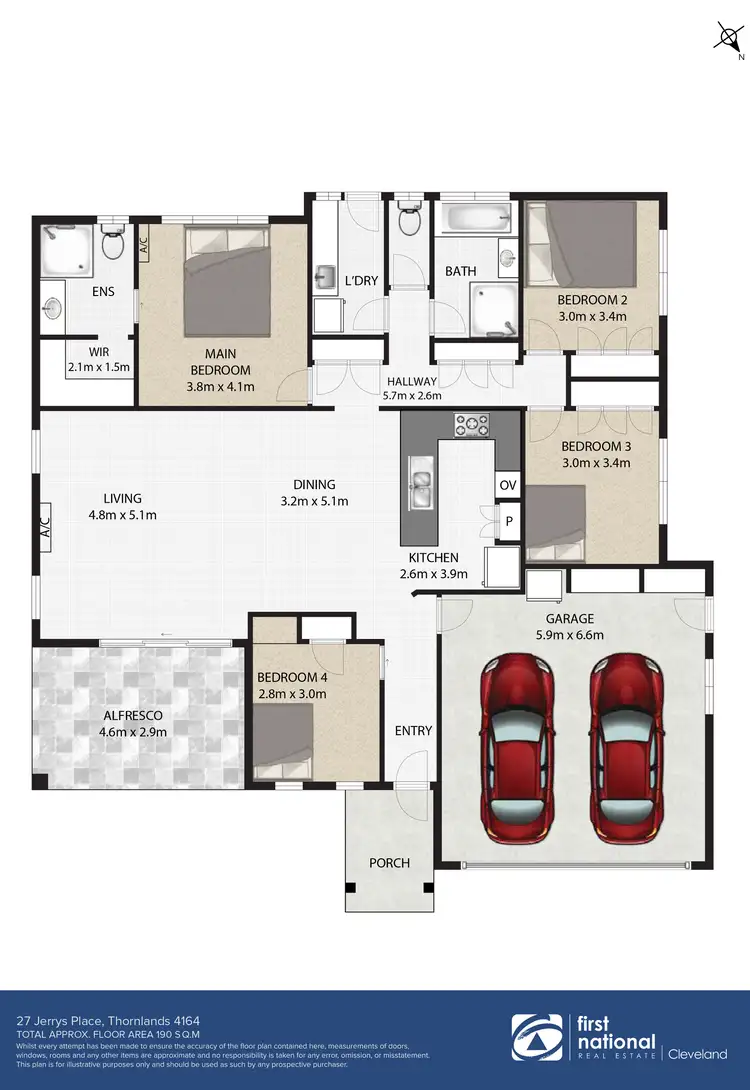 Floorplan of Homely house listing, 27 Jerrys Place, Thornlands QLD 4164