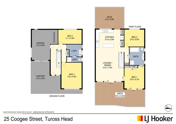 Floorplan of Homely house listing, 25 Coogee Street, Tuross Head NSW 2537
