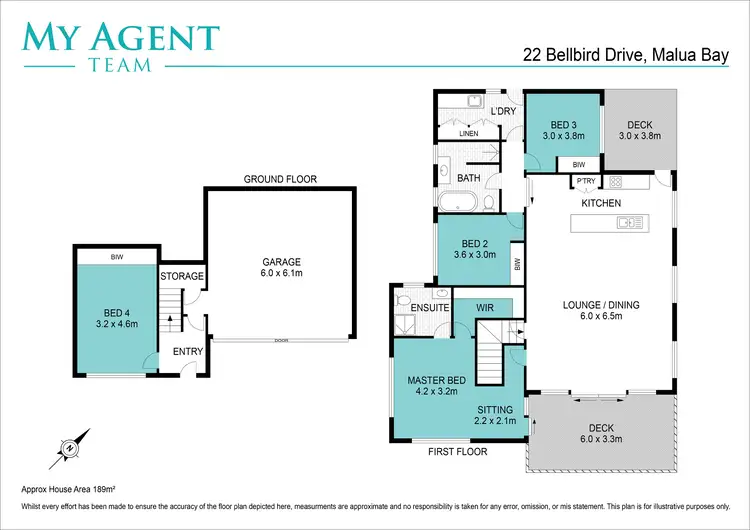 Floorplan of Homely house listing, 22 Bellbird Drive, Malua Bay NSW 2536