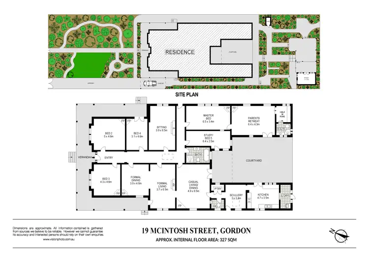 Floorplan of Homely house listing, 19 Mcintosh Street, Gordon NSW 2072