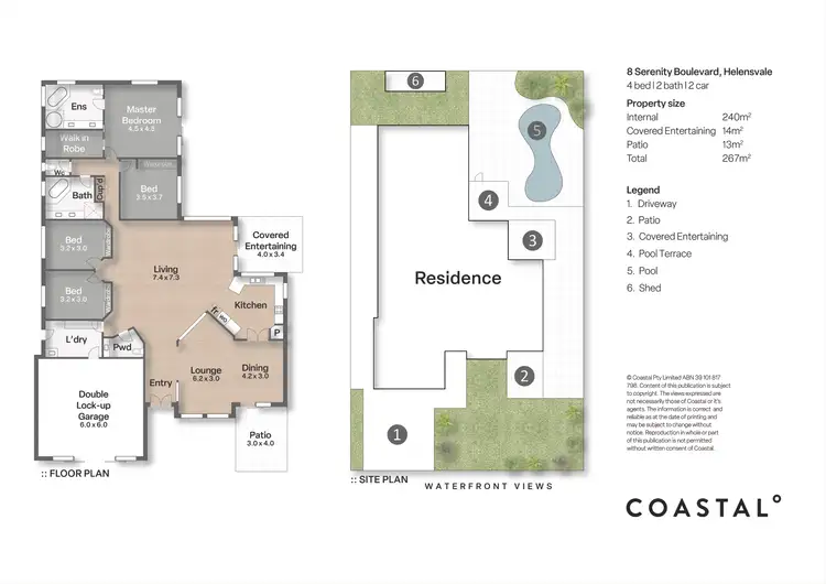 Floorplan of Homely house listing, 8 Serenity Boulevard, Helensvale QLD 4212