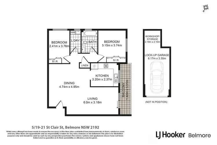 Floorplan of Homely apartment listing, 5/19-21 St Clair Street, Belmore NSW 2192