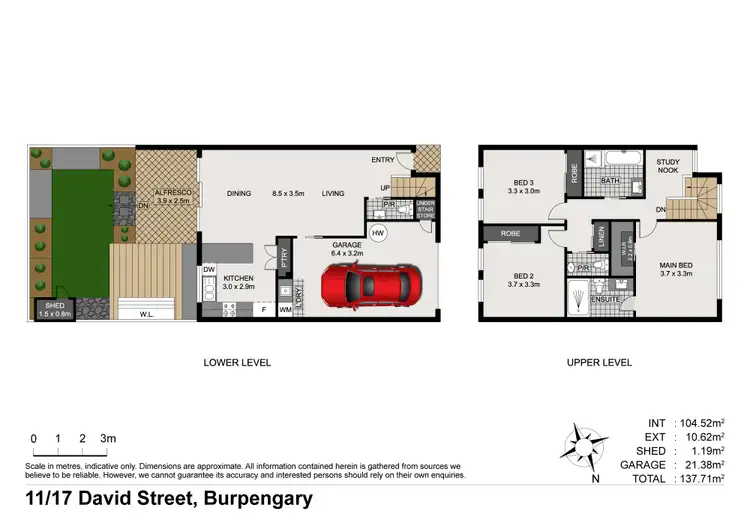 Floorplan of Homely townhouse listing, 11/17 David Street, Burpengary QLD 4505