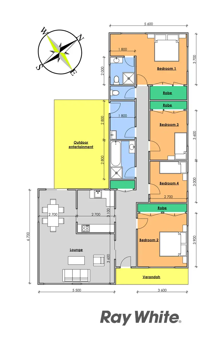 Floorplan of Homely house listing, 16 Apollo Close, Taree NSW 2430