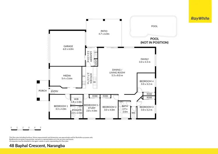 Floorplan of Homely house listing, 48 Baphal Crescent, Narangba QLD 4504
