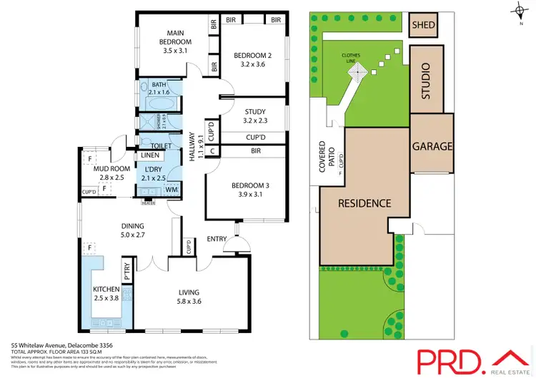 Floorplan of Homely house listing, 55 Whitelaw Avenue, Delacombe VIC 3356