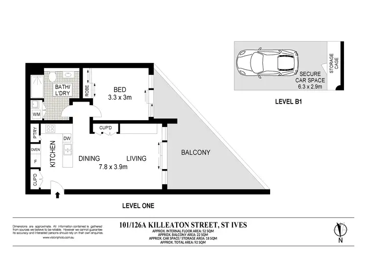 Floorplan of Homely apartment listing, 101/126A Killeaton Street, St Ives NSW 2075