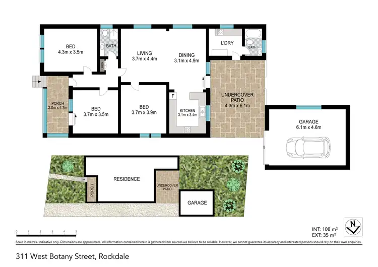 Floorplan of Homely house listing, 311 West Botany Street, Rockdale NSW 2216