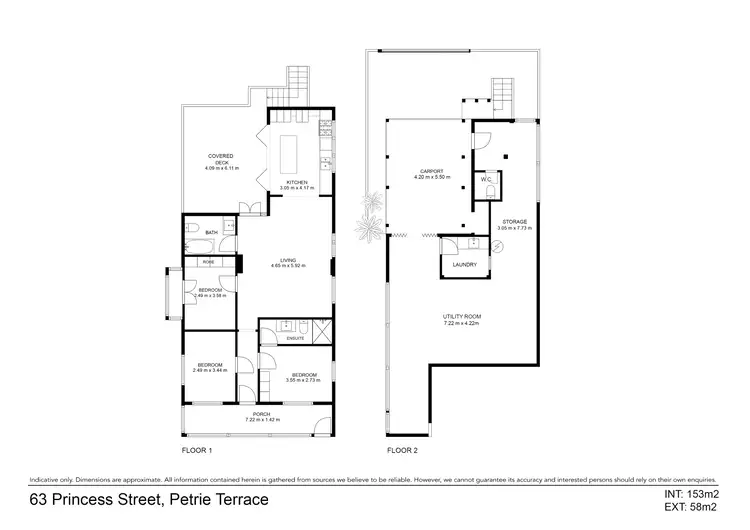 Floorplan of Homely house listing, 63 Princess Street, Petrie Terrace QLD 4000