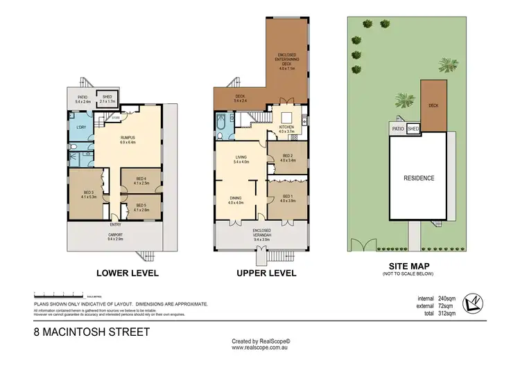 Floorplan of Homely house listing, 8 Macintosh Street, Auchenflower QLD 4066