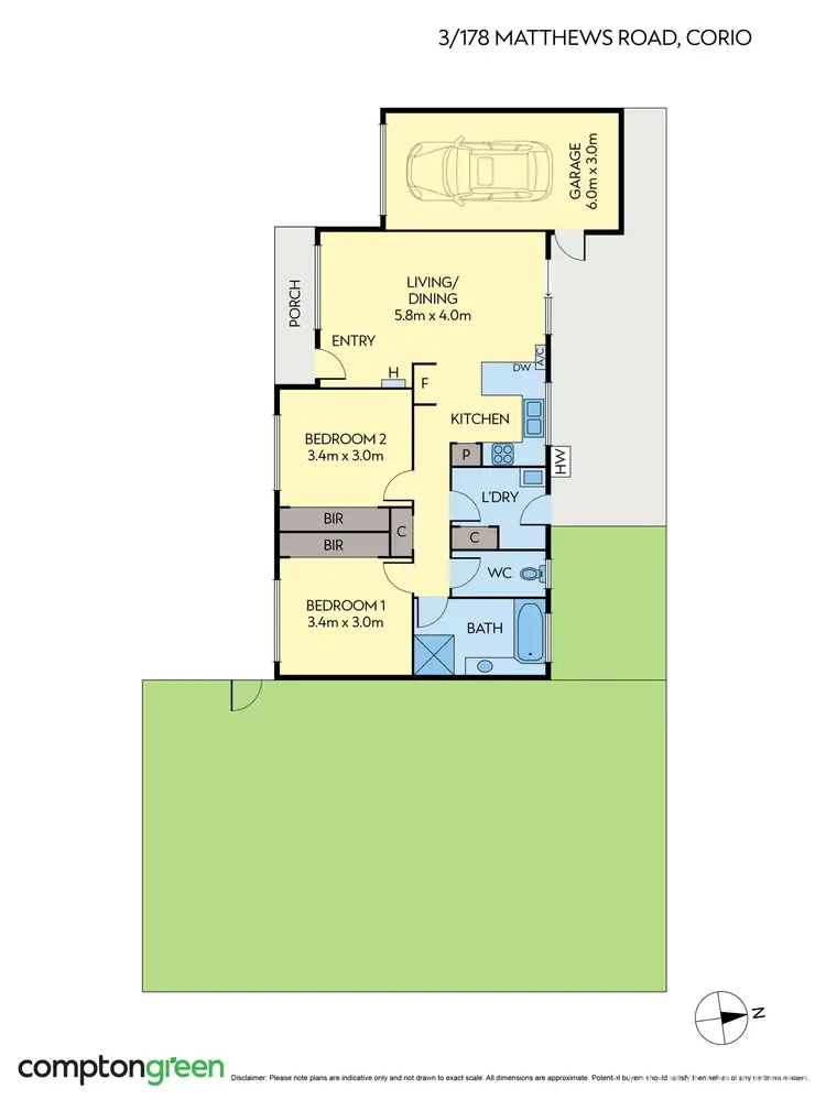 Floorplan of Homely house listing, 3/178 Matthews Road, Corio VIC 3214