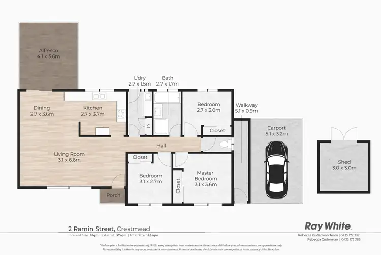 Floorplan of Homely house listing, 2 Ramin Street, Crestmead QLD 4132