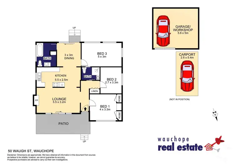 Floorplan of Homely house listing, 50 Waugh Street, Wauchope NSW 2446