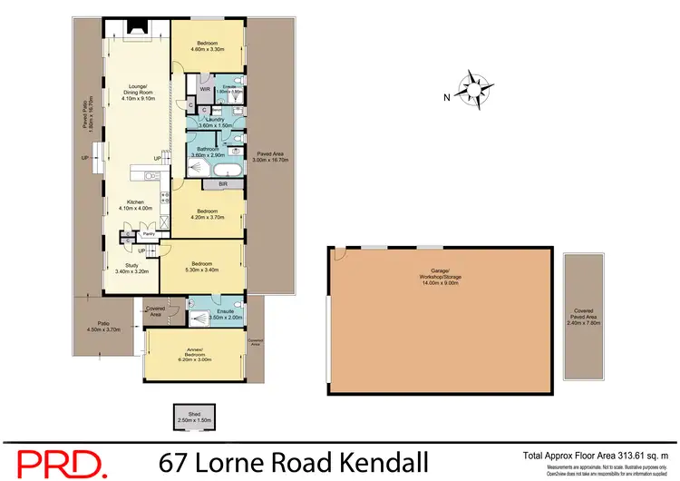 Floorplan of Homely rural property listing, 67 Lorne Road, Kendall NSW 2439