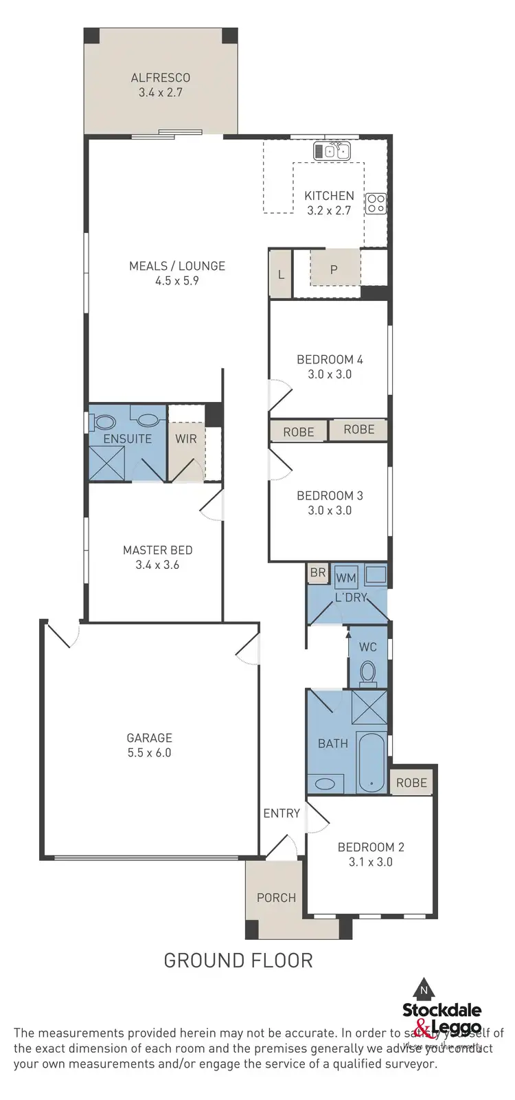 Floorplan of Homely house listing, 10 Impara Rise, Werribee VIC 3030