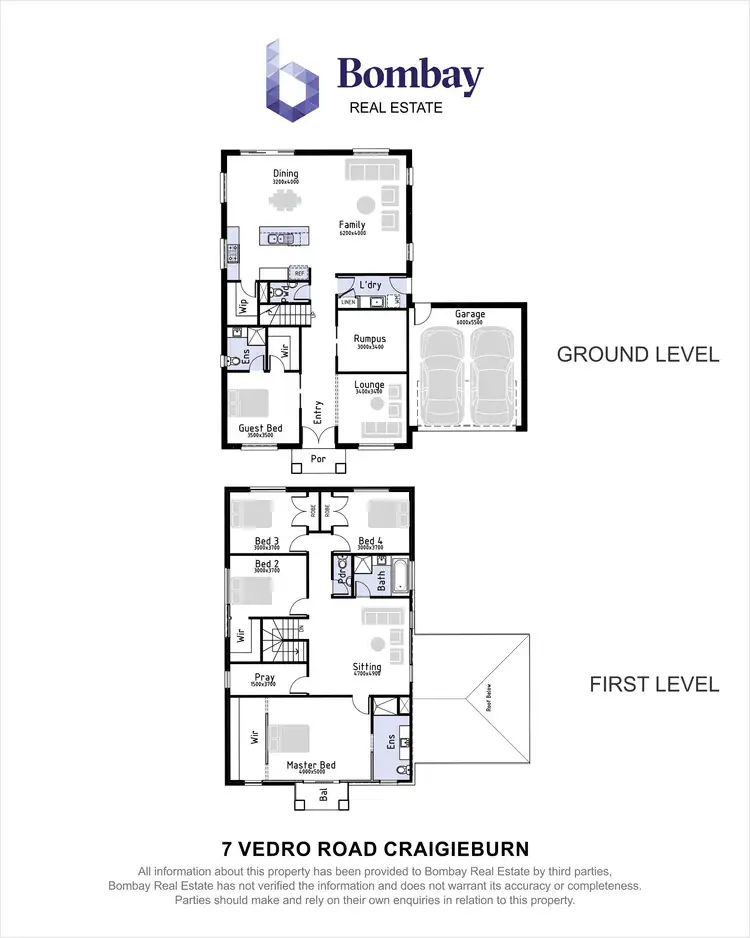 Floorplan of Homely house listing, 7 Vedro Road, Craigieburn VIC 3064
