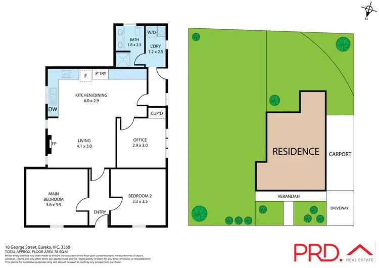 Floorplan of Homely house listing, 18 George Street, Eureka VIC 3350