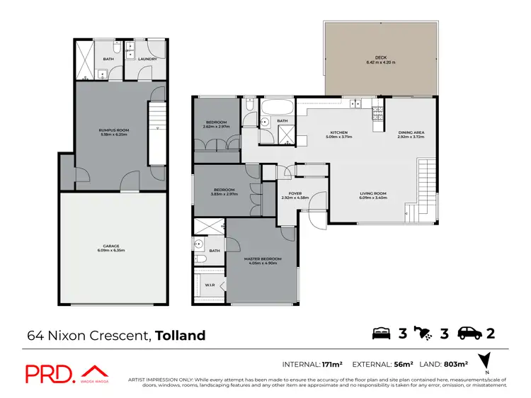 Floorplan of Homely house listing, 64 Nixon Cres, Tolland NSW 2650