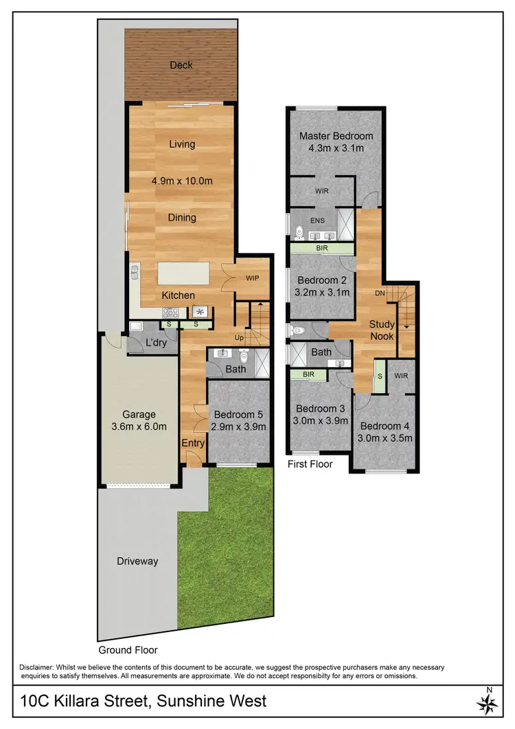 Floorplan of Homely house listing, 10C Killara Street, Sunshine West VIC 3020