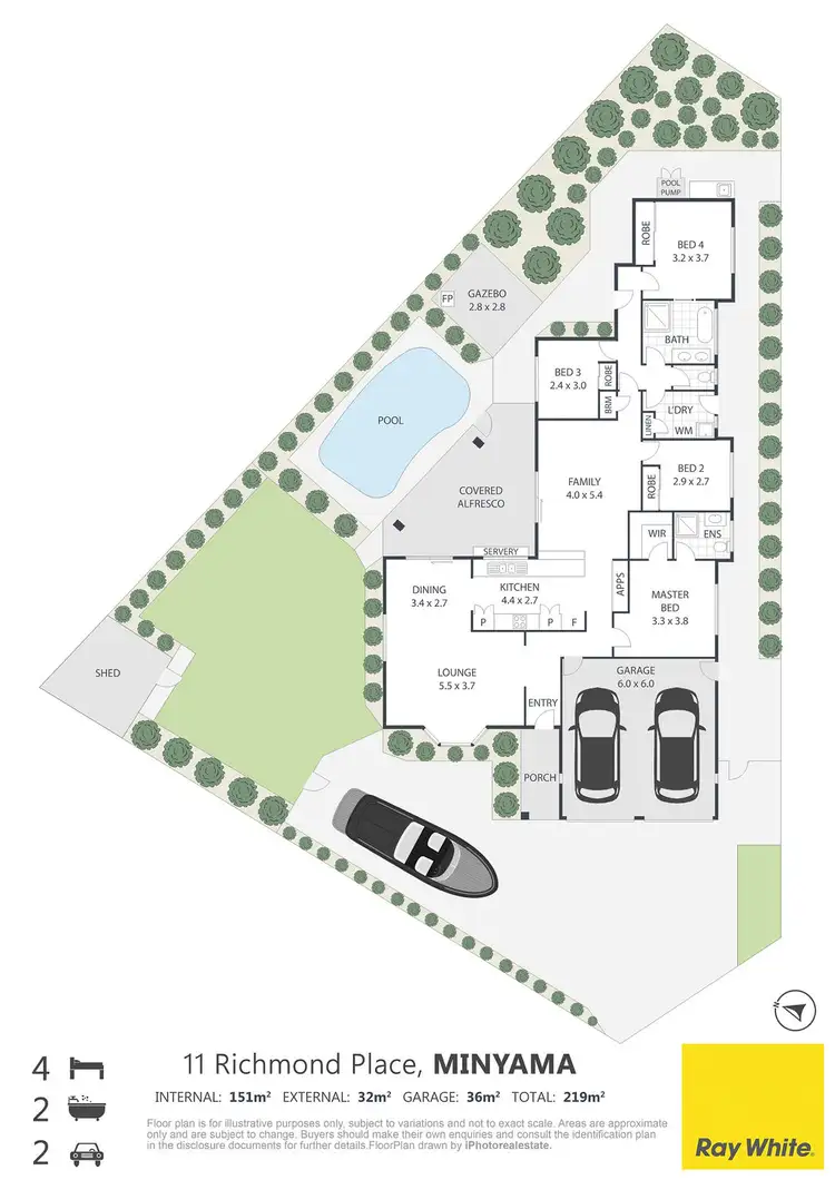 Floorplan of Homely house listing, 11 Richmond Place, Minyama QLD 4575