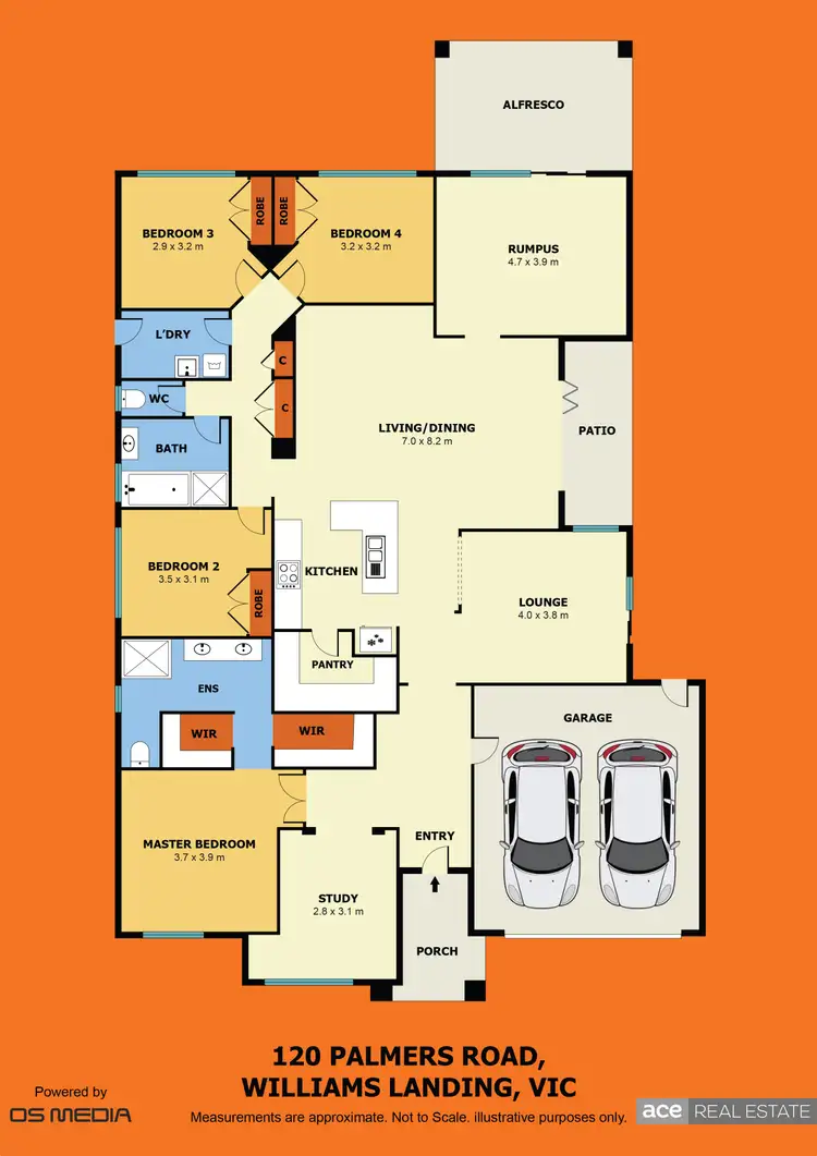 Floorplan of Homely house listing, 120 Palmers Road, Williams Landing VIC 3027