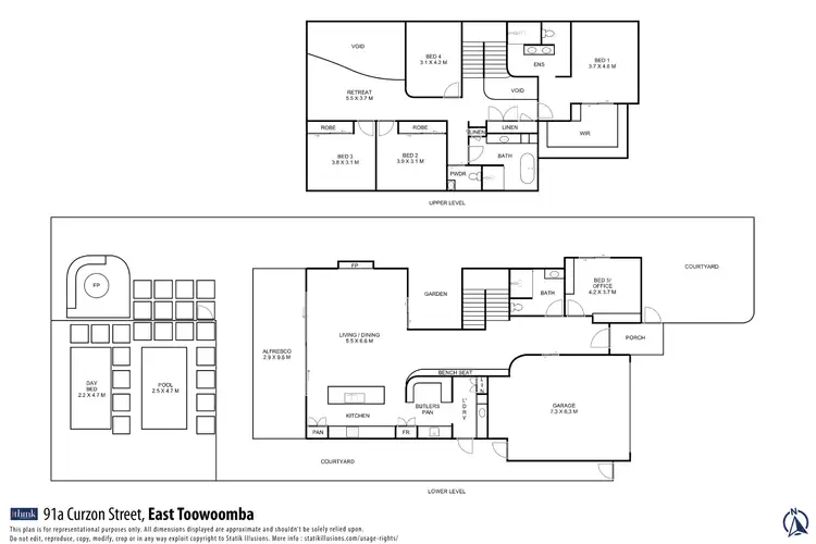Floorplan of Homely house listing, 91A Curzon Street, East Toowoomba QLD 4350