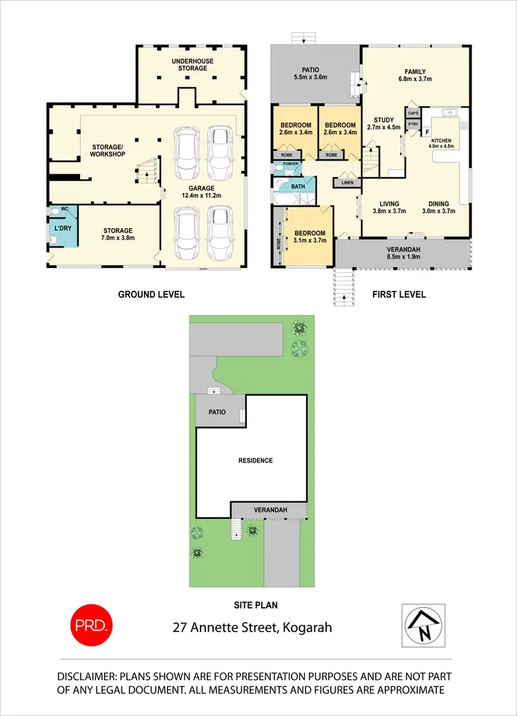 Floorplan of Homely house listing, 27 Annette Avenue, Kogarah NSW 2217