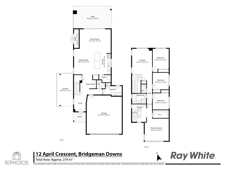 Floorplan of Homely house listing, 12 April Crescent, Bridgeman Downs QLD 4035