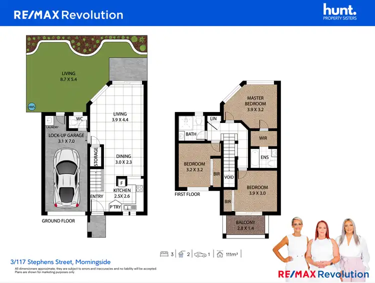 Floorplan of Homely townhouse listing, 3/117 Stephens Street, Morningside QLD 4170