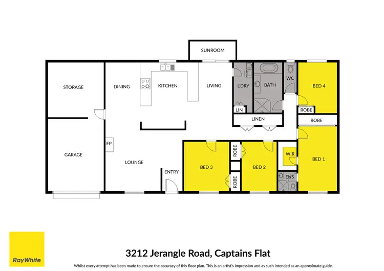 Floorplan of Homely rural property listing, 3212 Jerangle Road, Captains Flat NSW 2623