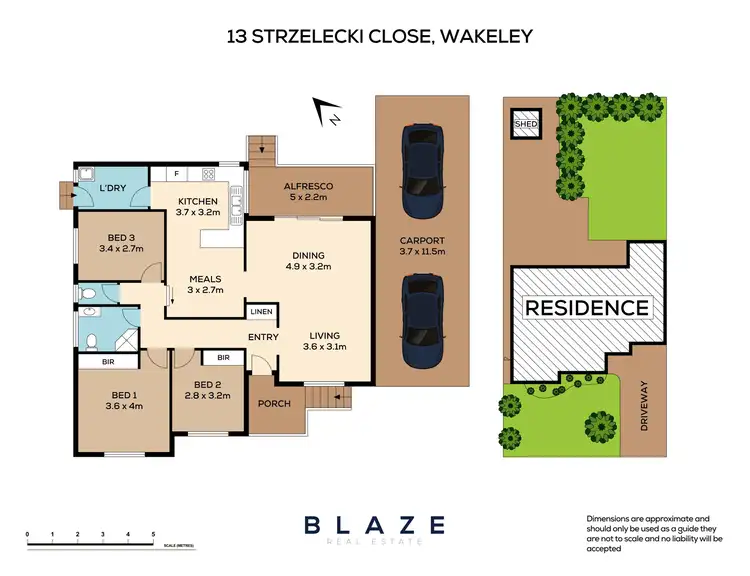 Floorplan of Homely house listing, 13 Strzelecki Close, Wakeley NSW 2176