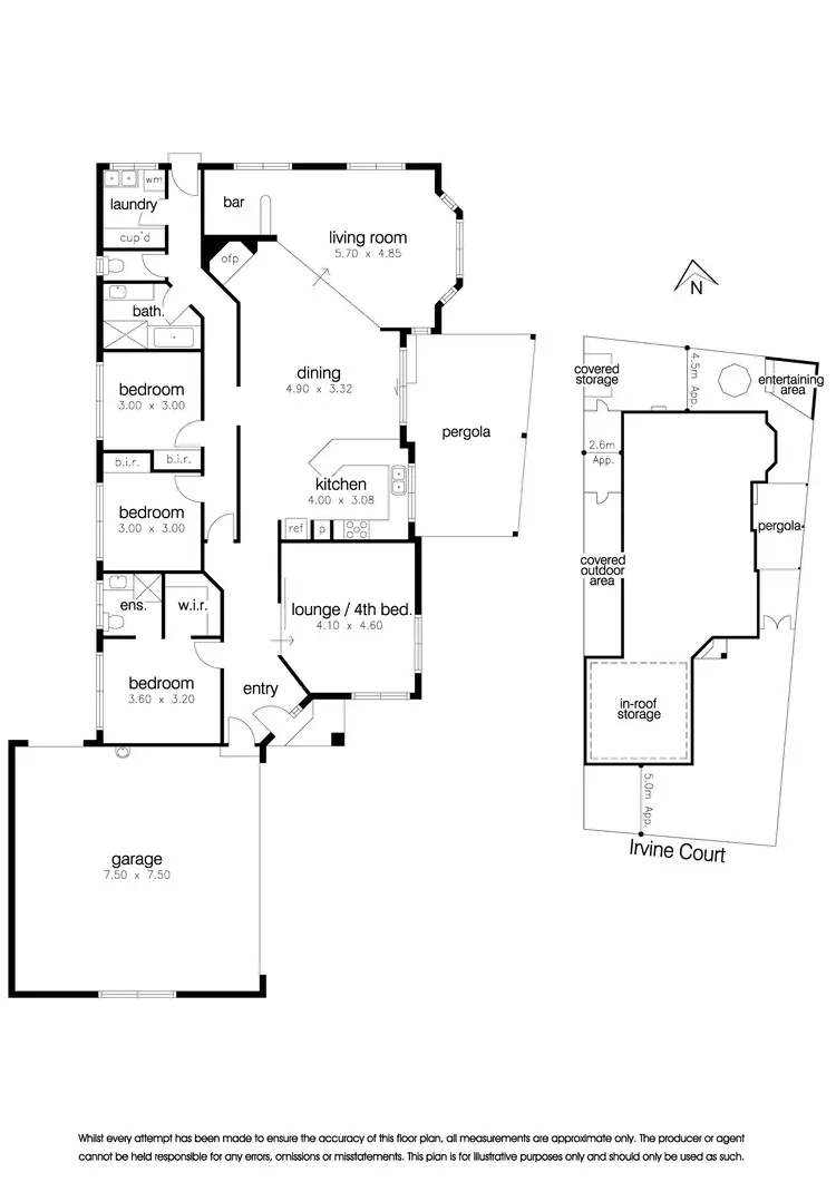 Floorplan of Homely house listing, 4 Irvine Court, Altona Meadows VIC 3028