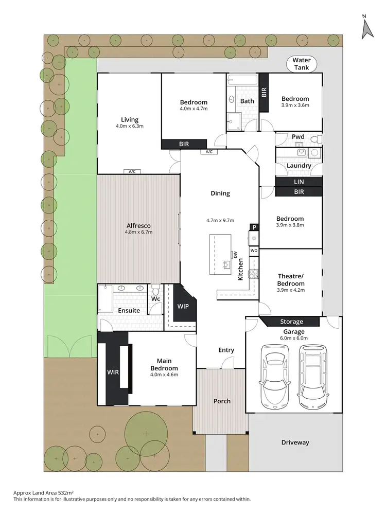 Floorplan of Homely house listing, 40 Hewat Drive, Highton VIC 3216