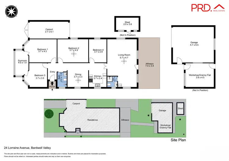 Floorplan of Homely house listing, 24 Lorraine Avenue, Bardwell Valley NSW 2207