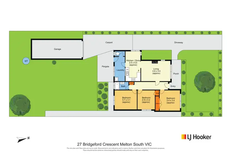 Floorplan of Homely house listing, 27 Bridgeford Crescent, Melton South VIC 3338