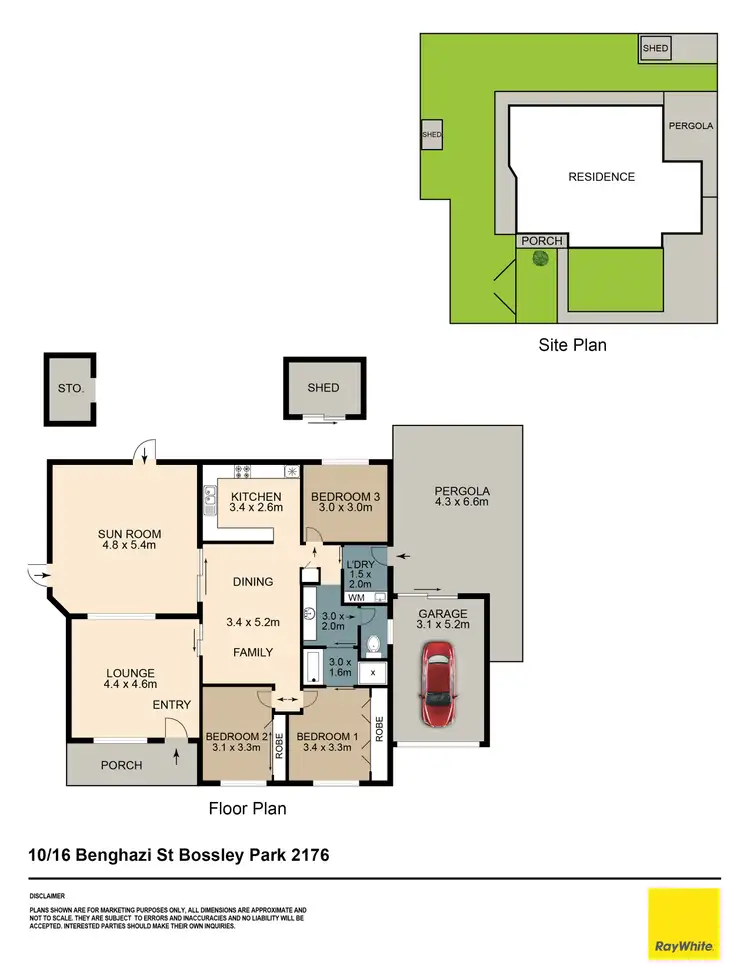 Floorplan of Homely villa listing, 10/16 Benghazi Street, Bossley Park NSW 2176