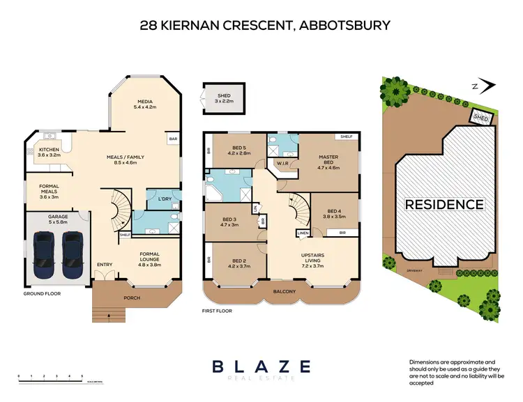 Floorplan of Homely house listing, 28 Kiernan Crescent, Abbotsbury NSW 2176