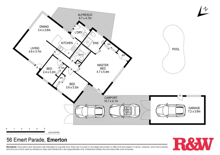 Floorplan of Homely house listing, 56 Emert Parade, Emerton NSW 2770