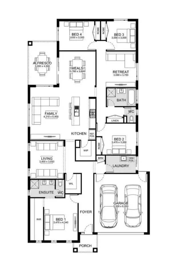 Floorplan of Homely house listing, 14 Poppy Street, Mickleham VIC 3064