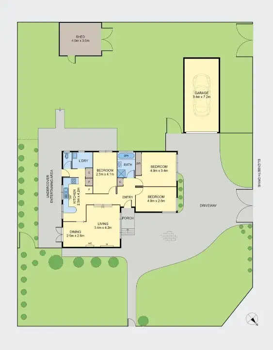 Floorplan of Homely house listing, 99 Mckell Avenue, Sunbury VIC 3429