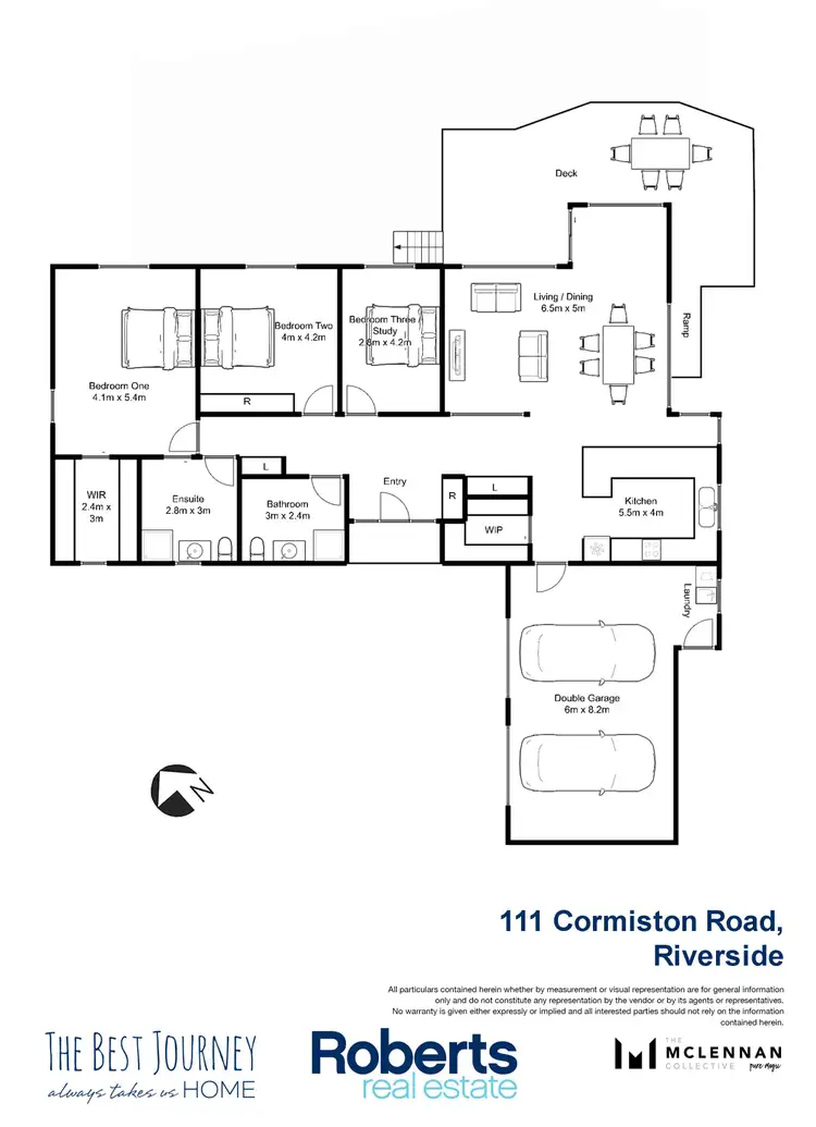 Floorplan of Homely house listing, 111 Cormiston Road, Riverside TAS 7250